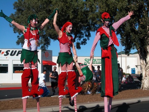 Elf Flips 
Mother Goose Parade